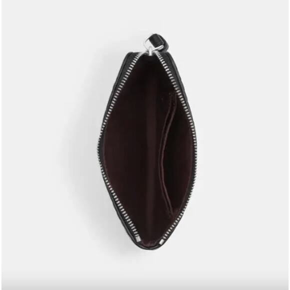 COACH NWT Leather Corner Zip Wristlet Wallet, Floral Print - Picture 3 of 7